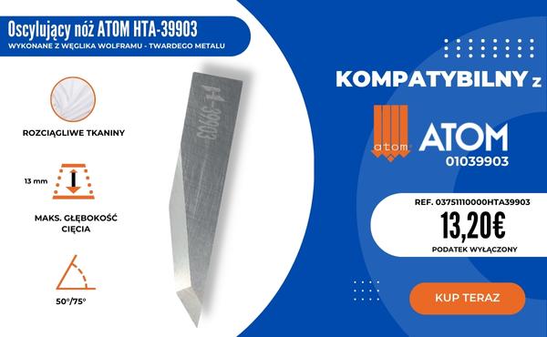 Ostrze Atom 01039903 / HTA-39903 / kompatybilne z automatem do cięcia Atom